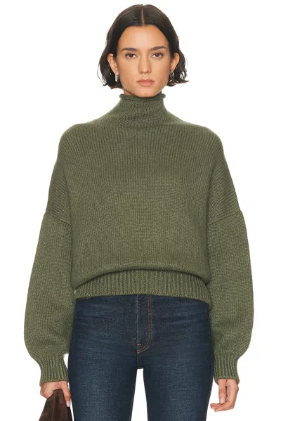 Khaite Juniper Cashmere Sweater In Green