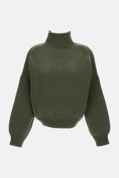 Khaite Juniper Sweater In Green