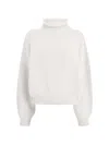 Khaite Juniper Sweater In White