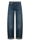 Khaite Karo Denim Cotton Jeans In Multi