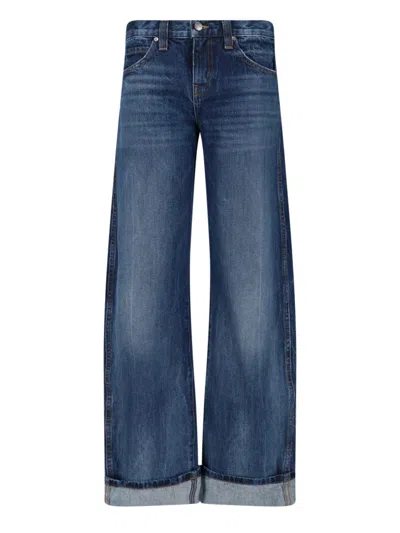 Khaite Karo Loose Jeans In Blue