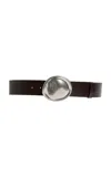 Khaite Keefe Belt In Brown