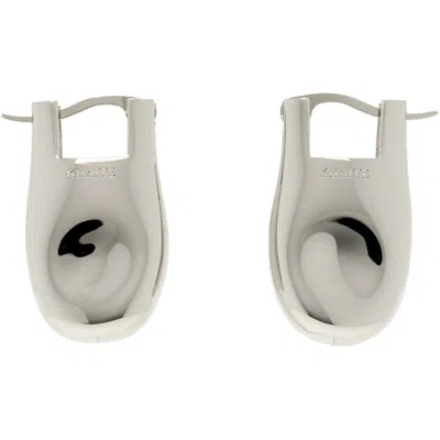 Khaite Keefe Resin Earrings In Metallic
