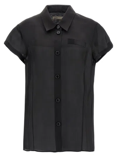 Khaite Keefe' Shirt In Black
