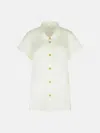 Khaite 'keefe' White Silk Shirt