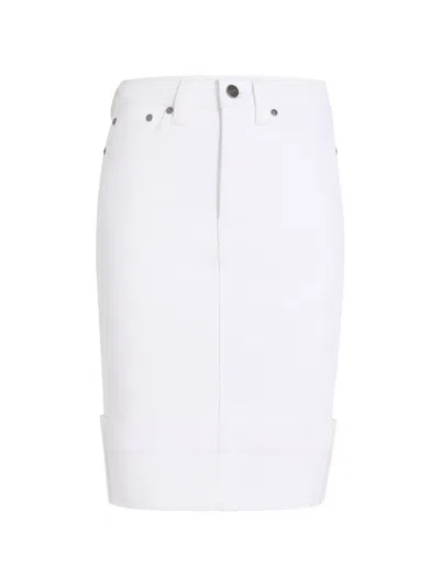Khaite Kendra Skirt In White