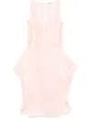 Khaite Kenith Flared Silk Organza Maxi Dress