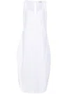 Khaite Kenith Maxi Dress In White