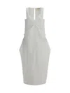 Khaite Kenith Maxi Dress In White