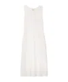 Khaite Keran Stretch-knit Midi Dress In White