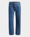Khaite Kerrie Acid-wash Straight-leg Jeans In Boone