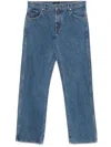 Khaite Corben Straight-leg Jeans In Blue