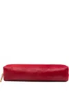 Khaite Key Pencil Clutch Bag In Red