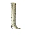 Khaite Knee-length Boots In Animal Print