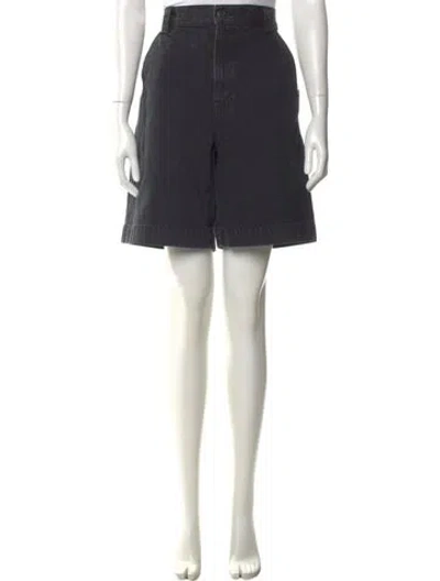 Pre-owned Khaite Knee-length Shorts In Black