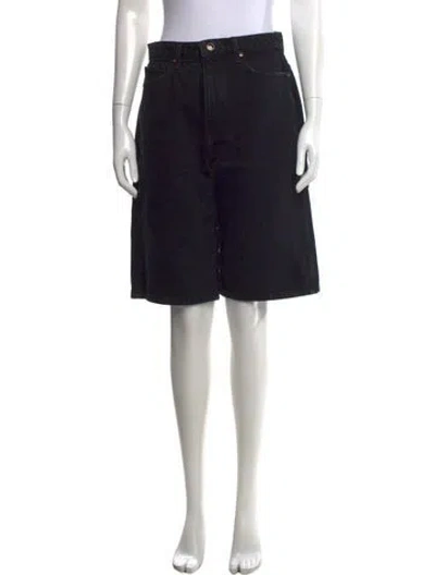 Pre-owned Khaite Knee-length Shorts In Black