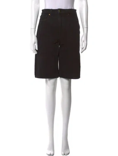 Pre-owned Khaite Knee-length Shorts In Black
