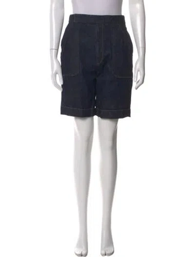 Pre-owned Khaite Knee-length Shorts In Blue