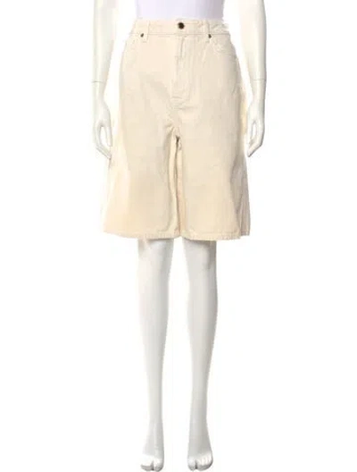 Pre-owned Khaite Knee-length Shorts In Neutral