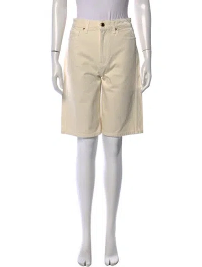 Pre-owned Khaite Knee-length Shorts In Neutrals