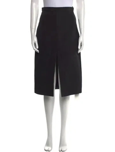 Pre-owned Khaite Knee-length Skirt In Black