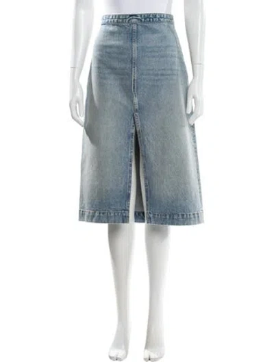 Pre-owned Khaite Knee-length Skirt In Blue