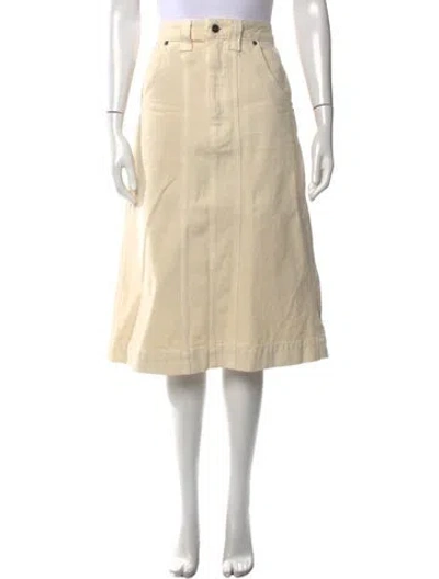 Pre-owned Khaite Knee-length Skirt In Neutral