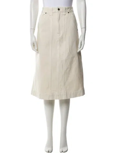 Pre-owned Khaite Knee-length Skirt In Neutral