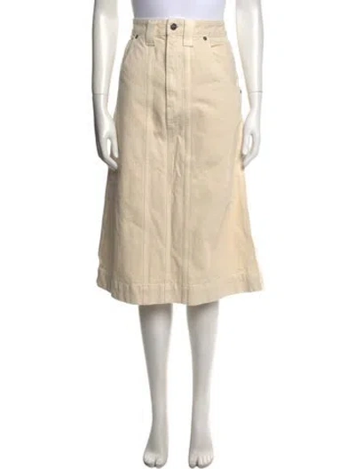 Pre-owned Khaite Knee-length Skirt In Neutral
