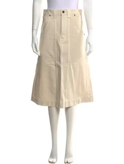 Pre-owned Khaite Knee-length Skirt In Neutral