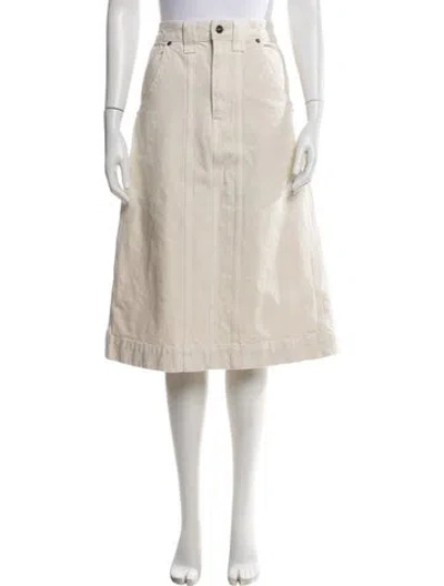 Pre-owned Khaite Knee-length Skirt In Neutral