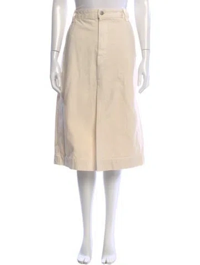 Pre-owned Khaite Knee-length Skirt In Neutral