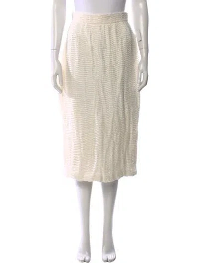 Pre-owned Khaite Knee-length Skirt In Neutral