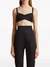 Khaite Knox Top In Black In Black