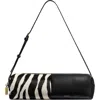 Khaite Kye Zebra-print Calf Hair And Leather Shoulder Bag In Multi