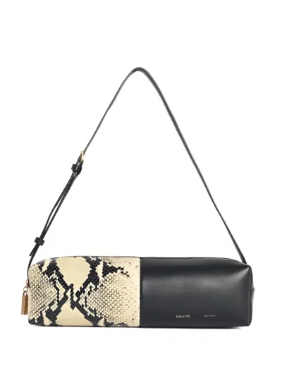 Khaite Kye Leather Shoulder Bag In Multi