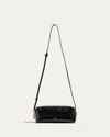 Khaite Kye Mini Calfskin Leather Crossbody Bag In Black