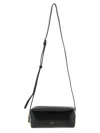 Khaite Kye Mini Calfskin Leather Crossbody Bag In Black