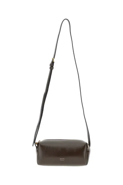 Khaite Kye Mini Crossbody Bag In Brown