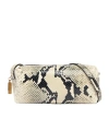 Khaite Kye Micro Snake-effect Leather Shoulder Bag In Nude
