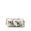Khaite Mini Kye Snakeskin Embossed Leather Crossbody Bag In White