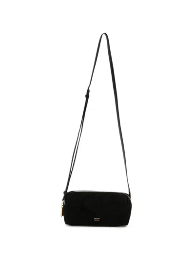 Khaite Kye Mini Leather Crossbody Bag In Black