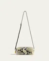 Khaite Kye Mini Python-embossed Leather Crossbody Bag In Multi