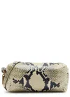 Khaite Kye Mini Snake-effect Leather Cross-body Bag In Multi