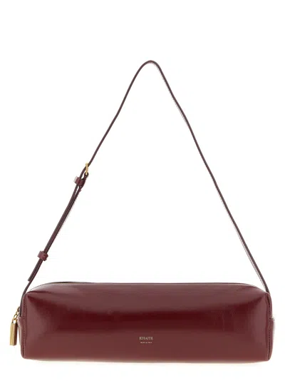 Khaite Kye Shoulder Bag In Burgundy