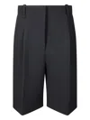 Khaite Black Bermuda Shorts