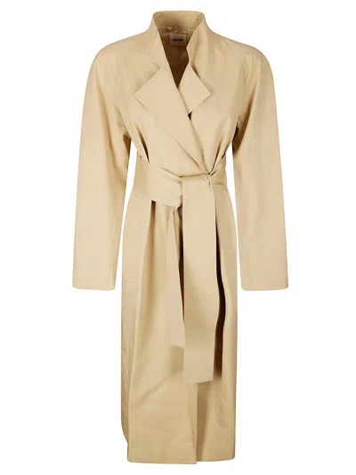 Khaite Lagden Coat In Neutral