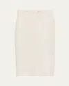 Khaite Lalisa Silk Midi Skirt