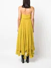 KHAITE LALLY DRESS IN CHARTREUSE