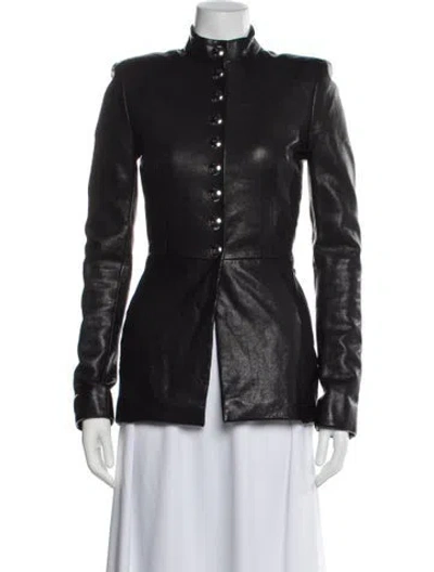 Pre-owned Khaite Lambskin Jacket In Black